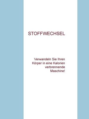 cover image of Wie man Stoffwechsel ankurbelt